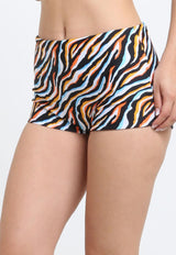 Youth animal print hot pant bikini