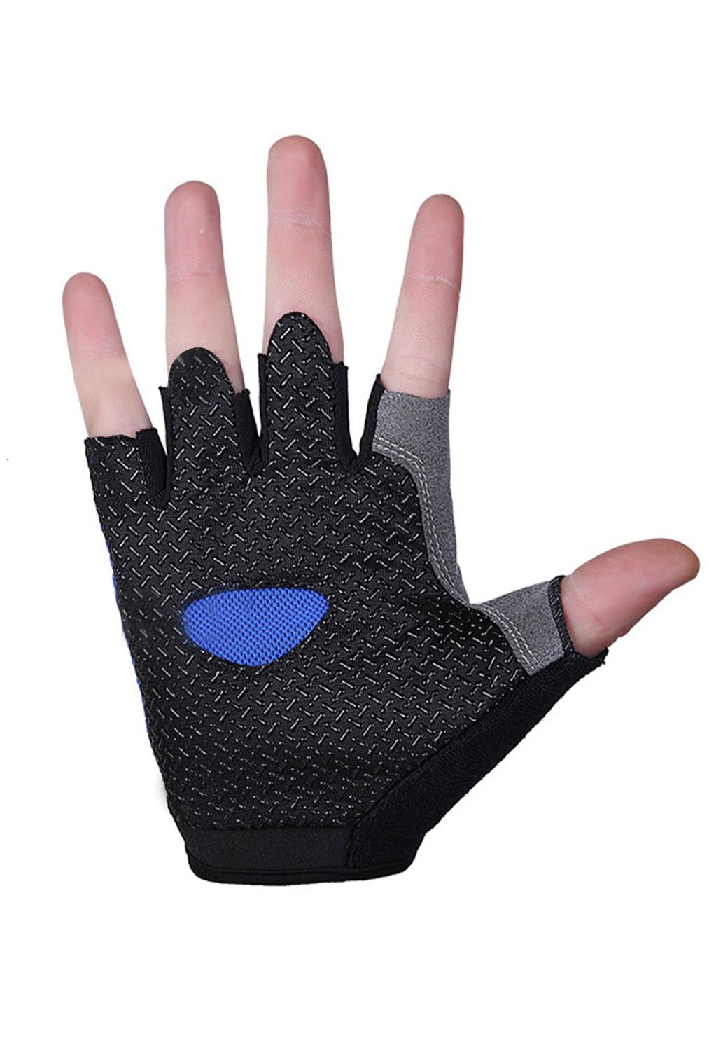 Guantes deportivos azul