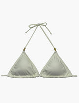 Bikini estilo triángulo clásico beige