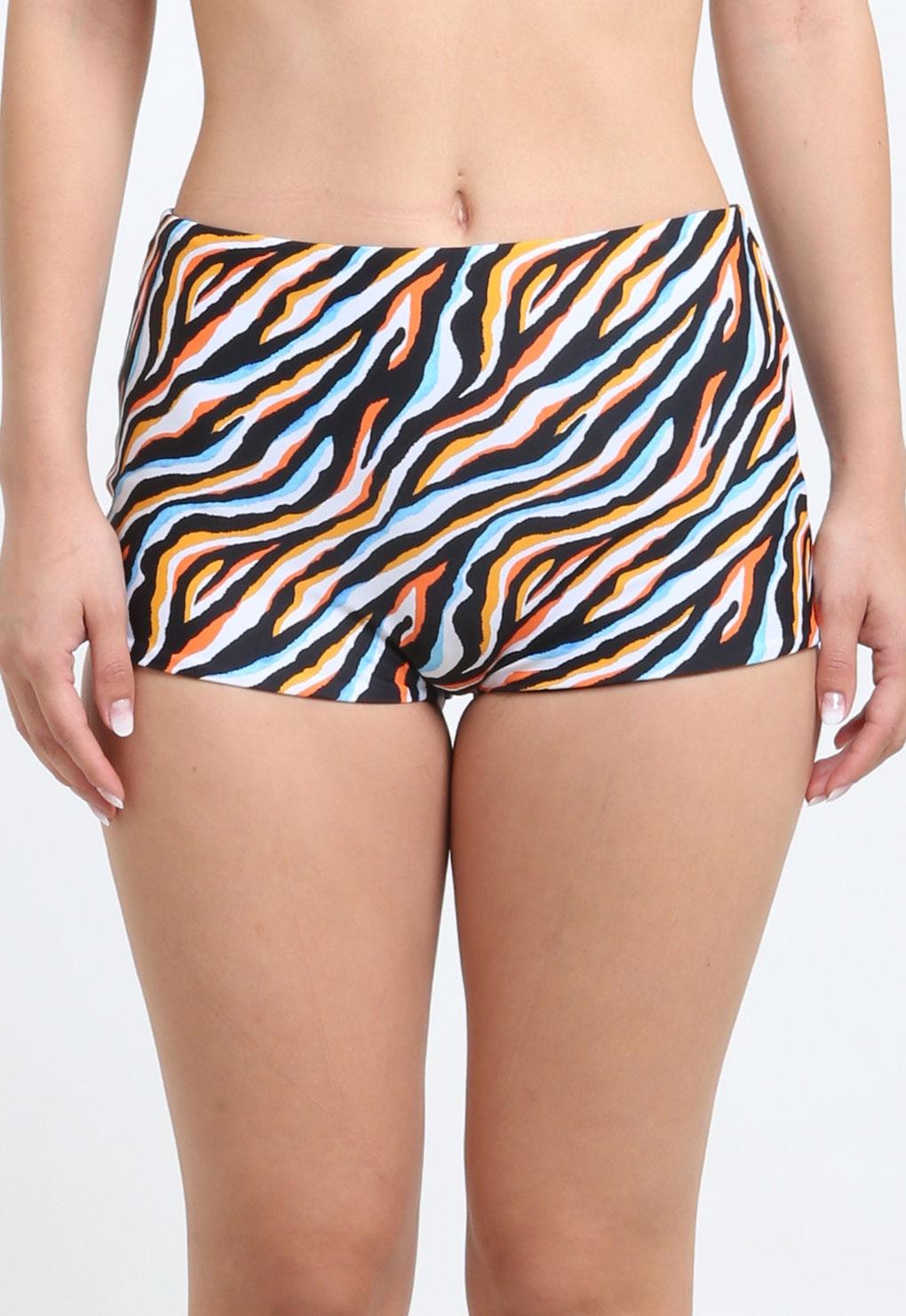Youth animal print hot pant bikini