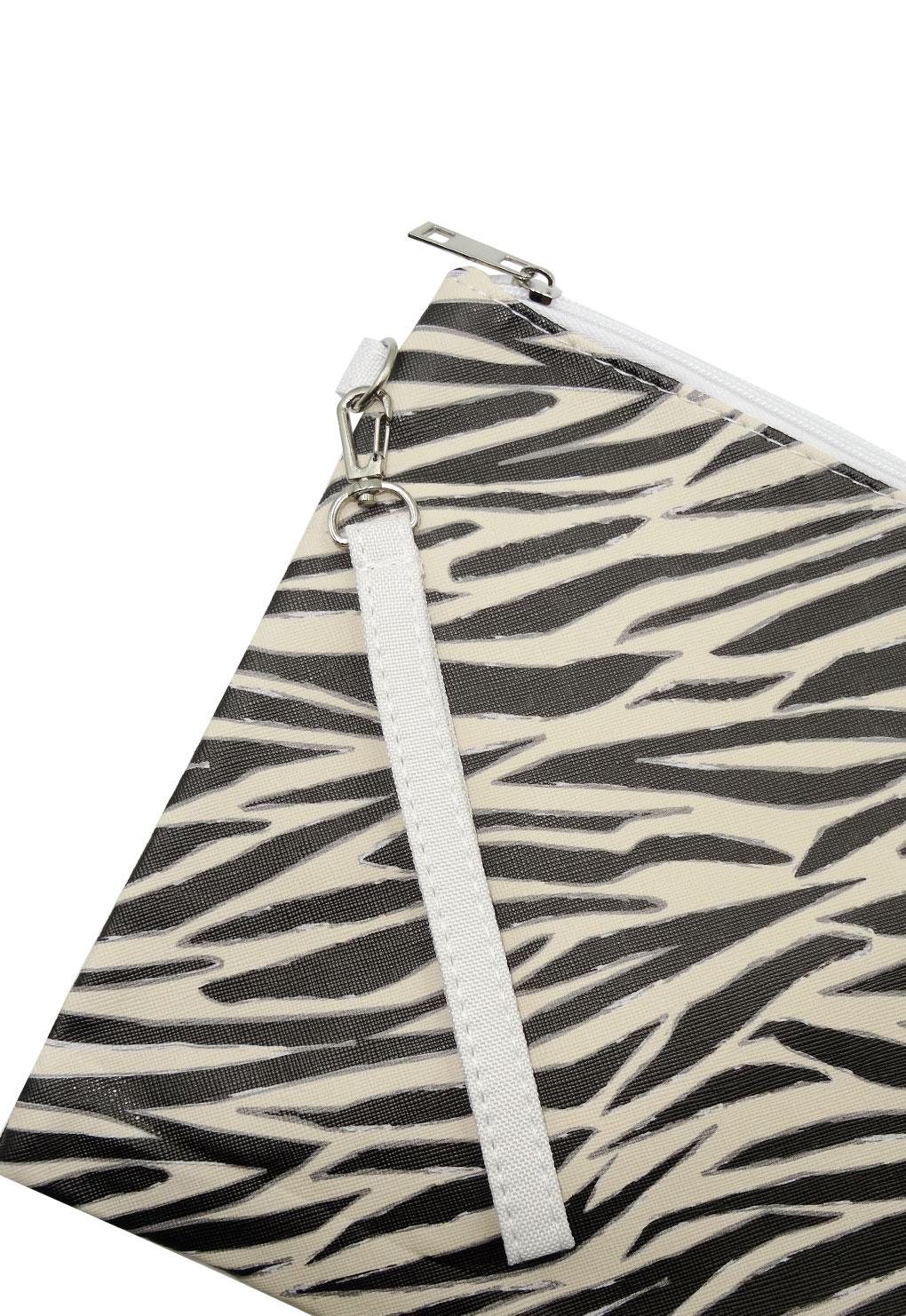Cosmetiquero estampado zebra