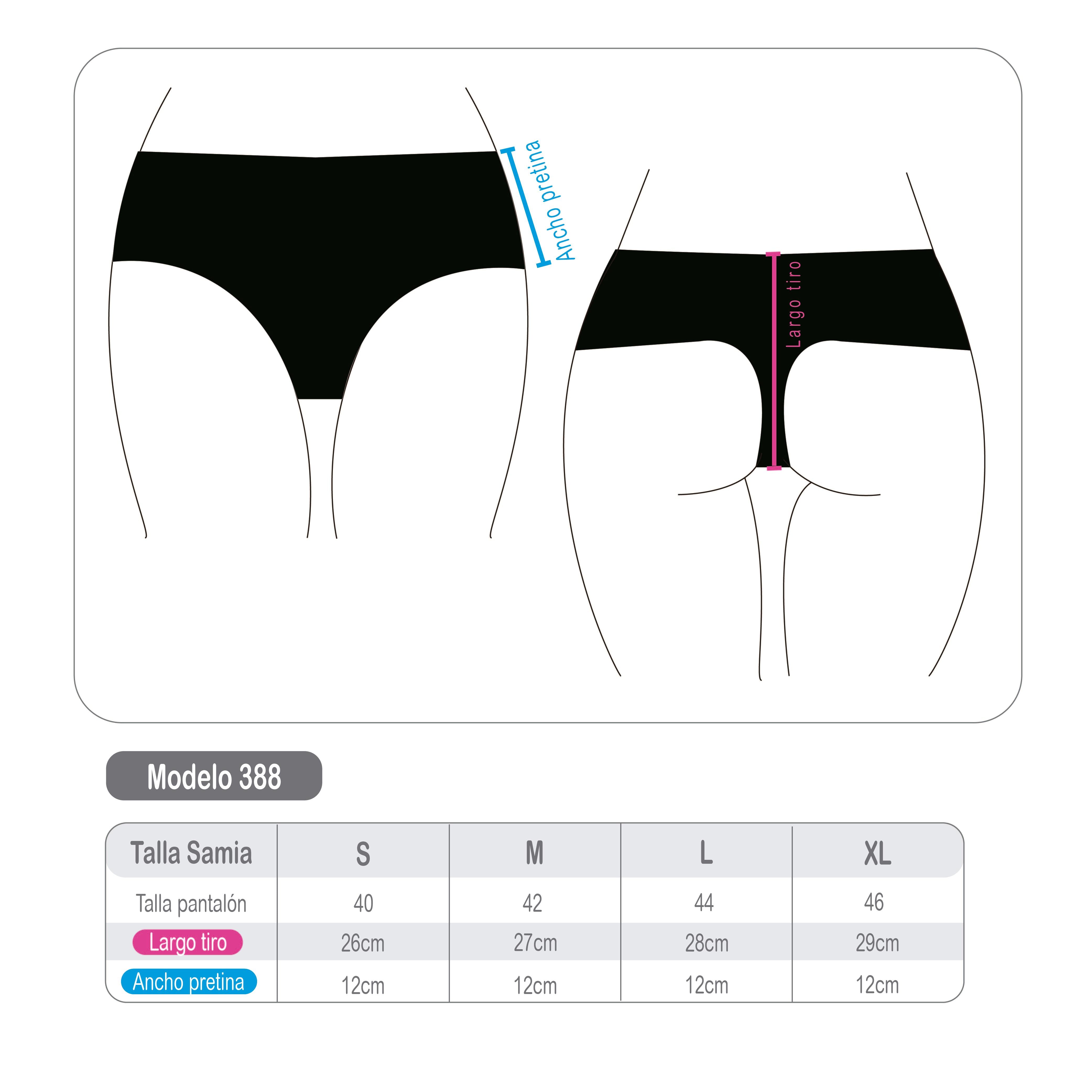 Bikini calzón colaless tiro alto estampado morado