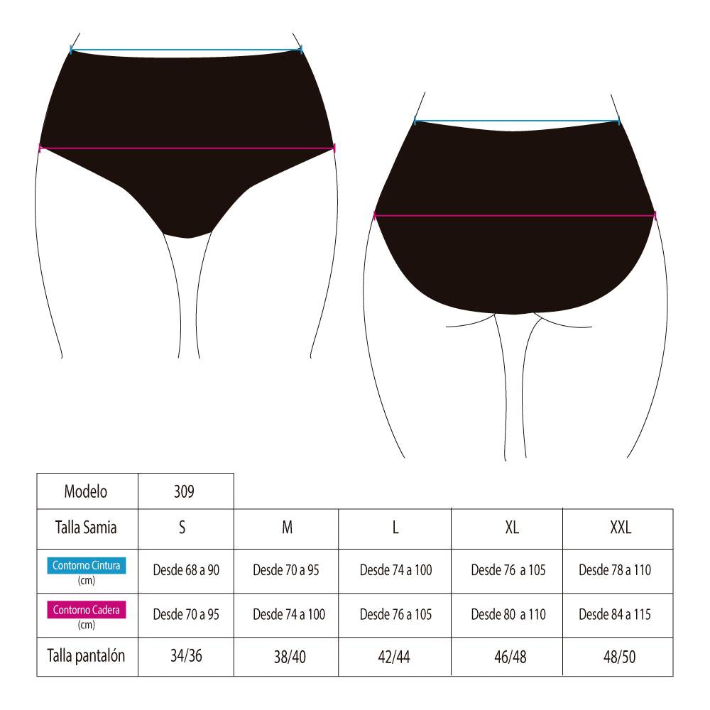 Bikini calzón pin up doble uso estampado hojas