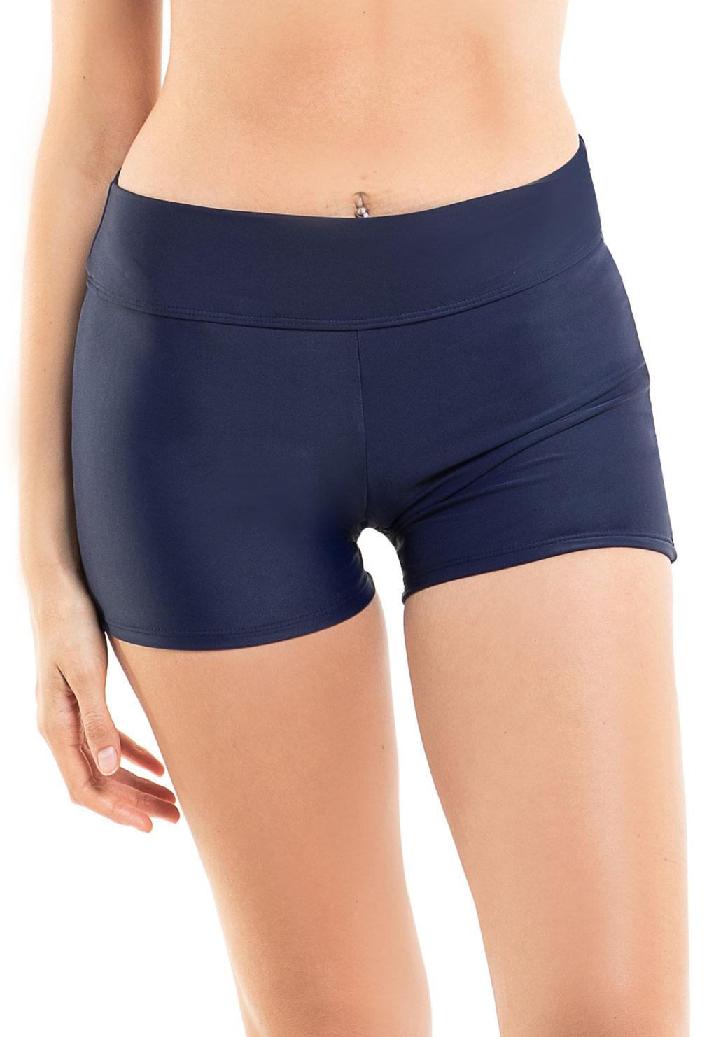 Navy blue bikini shorts for girls
