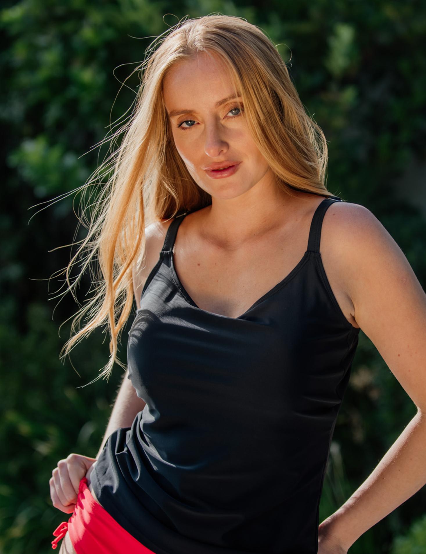 Polera tankini básico negro