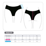 Bikini calzón tanga drapeado verde