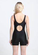 Traje de baño Deportivo media pierna color turquesa