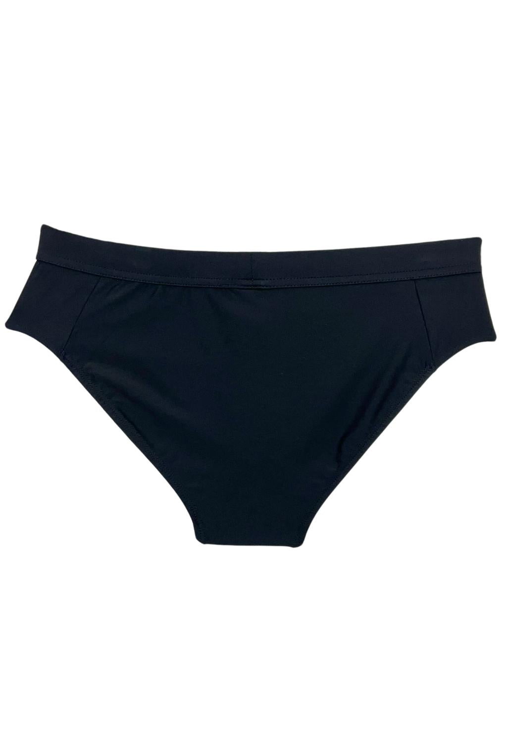 Black swimsuit for men