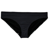 Calzón bikini con pinza negro