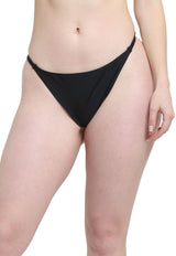 Bikini colaless cadera ajustable negro