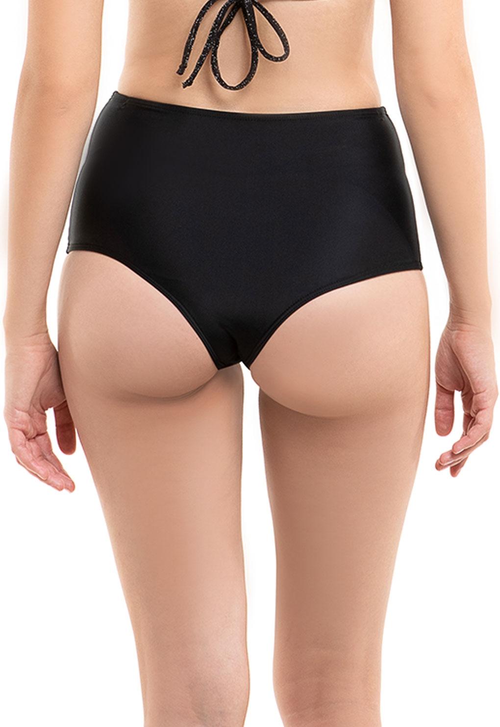 Bikini calzón pin up tanga negro