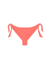 Bikini calzón tanga con amarras color naranja