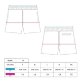 Men's short yellow print shorts