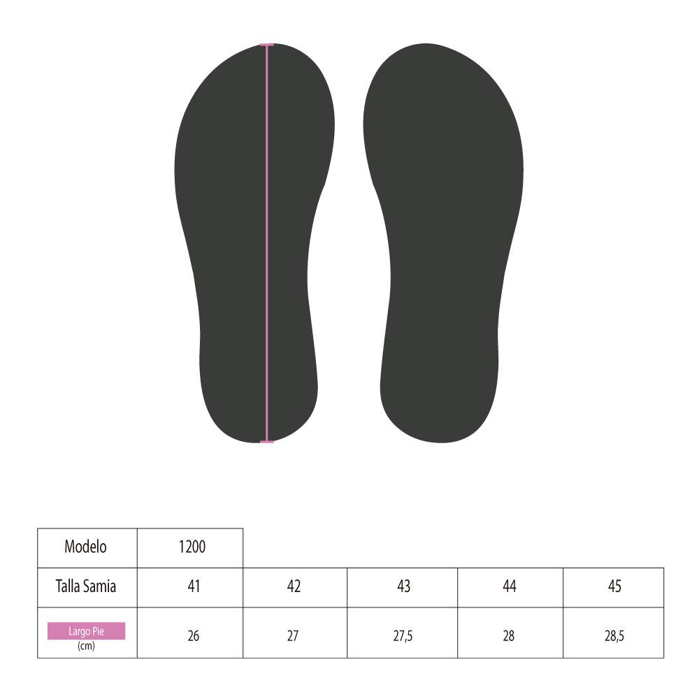 Zapatos de playa hombre Samia azul