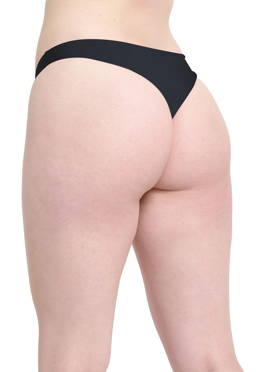 Bikini culote sin costura negro