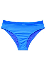 Blue sheer bikini briefs