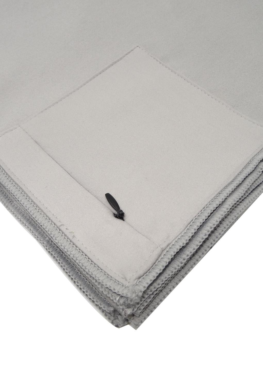 Toalla de microfibra secado rápido mediana gris