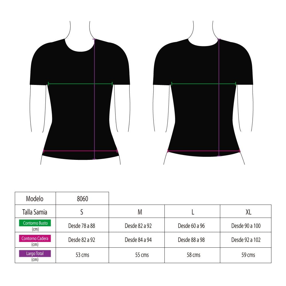 Polera deportiva básica azul