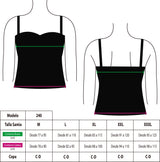 Polera tankini reductor animal print