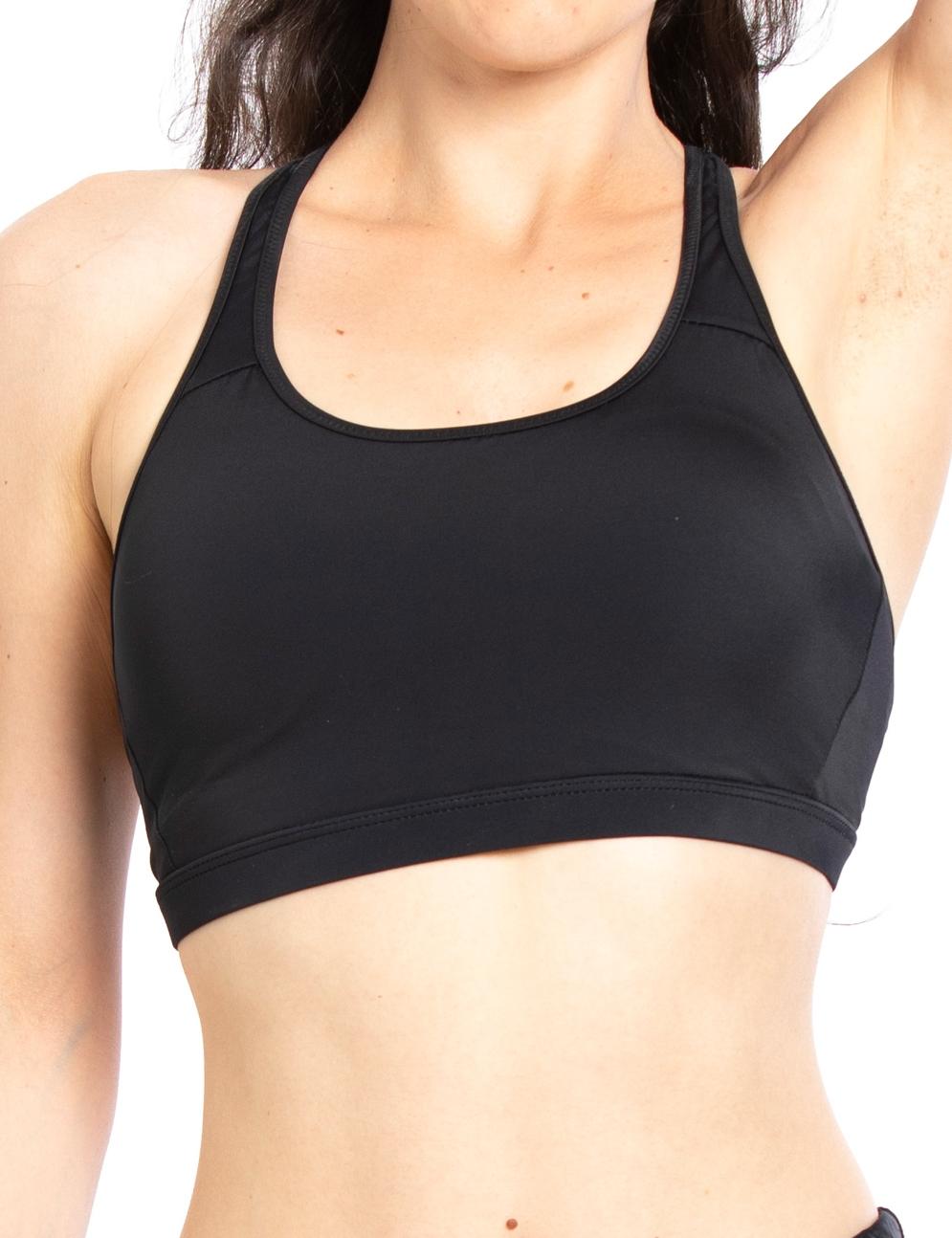 Bikini Peto deportivo negro