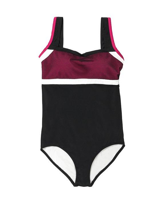 Fuchsia large cup sports swimsuit