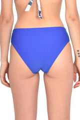 Blue sheer bikini briefs