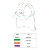 Gorro niño traje de baño verde protección solar