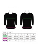 Polera niña protección UV estampado verde