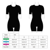 Traje de baño con piernas y mangas azul