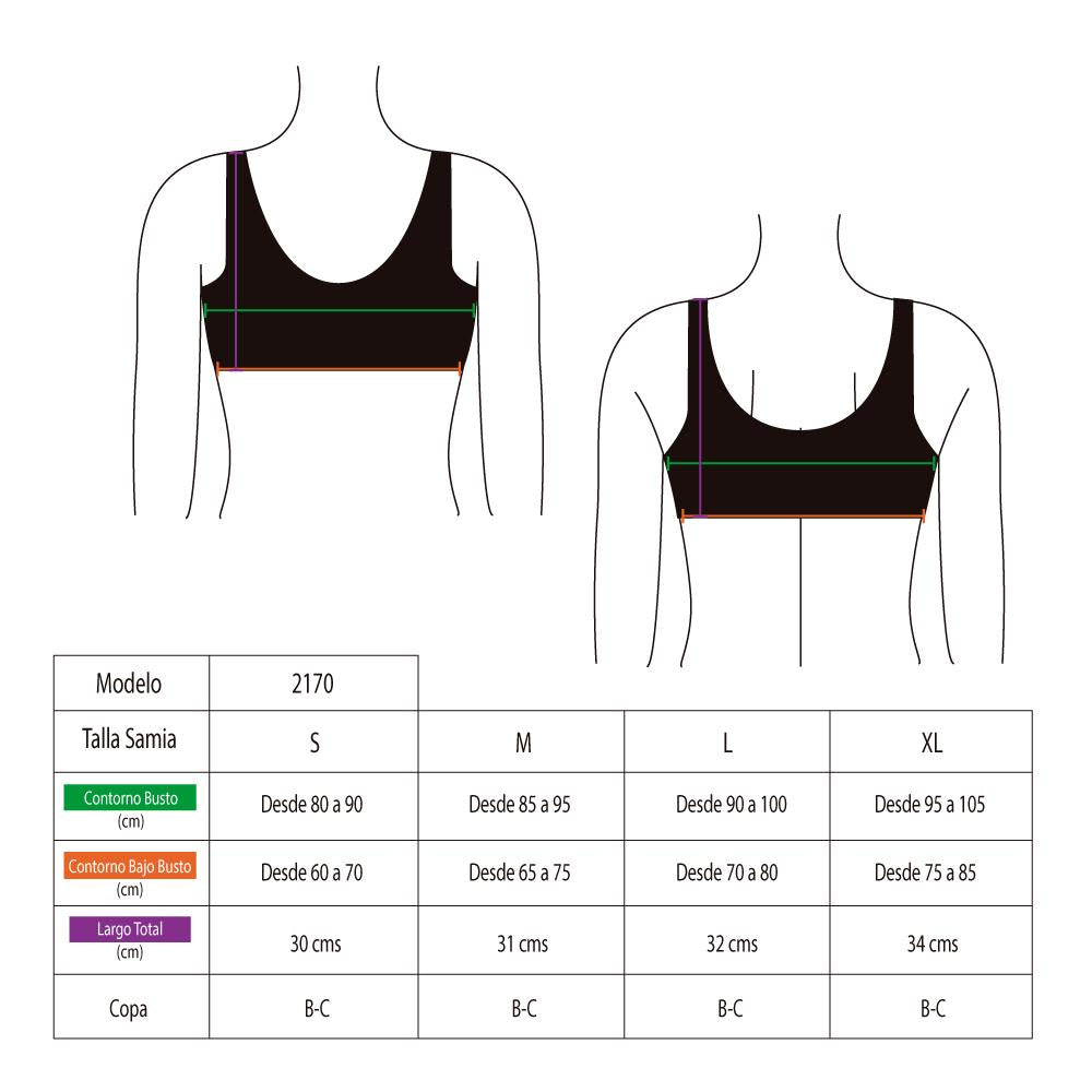 Bikini peto básico celeste