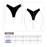 Bikini tanga en V beige