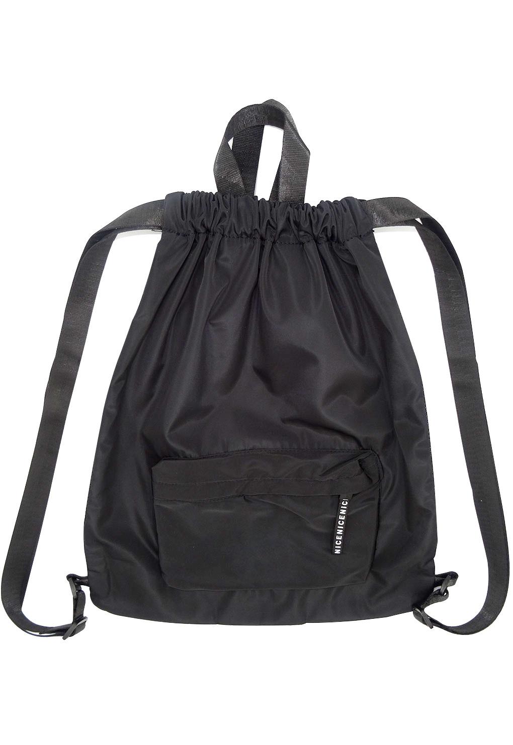 Bolso tipo morral deportivo negro