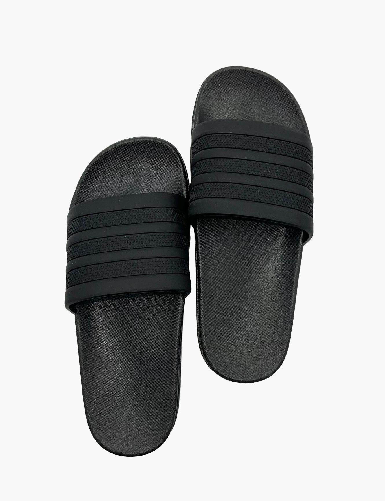 Sandalias mujer goma negras