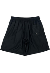 Men's long black shorts