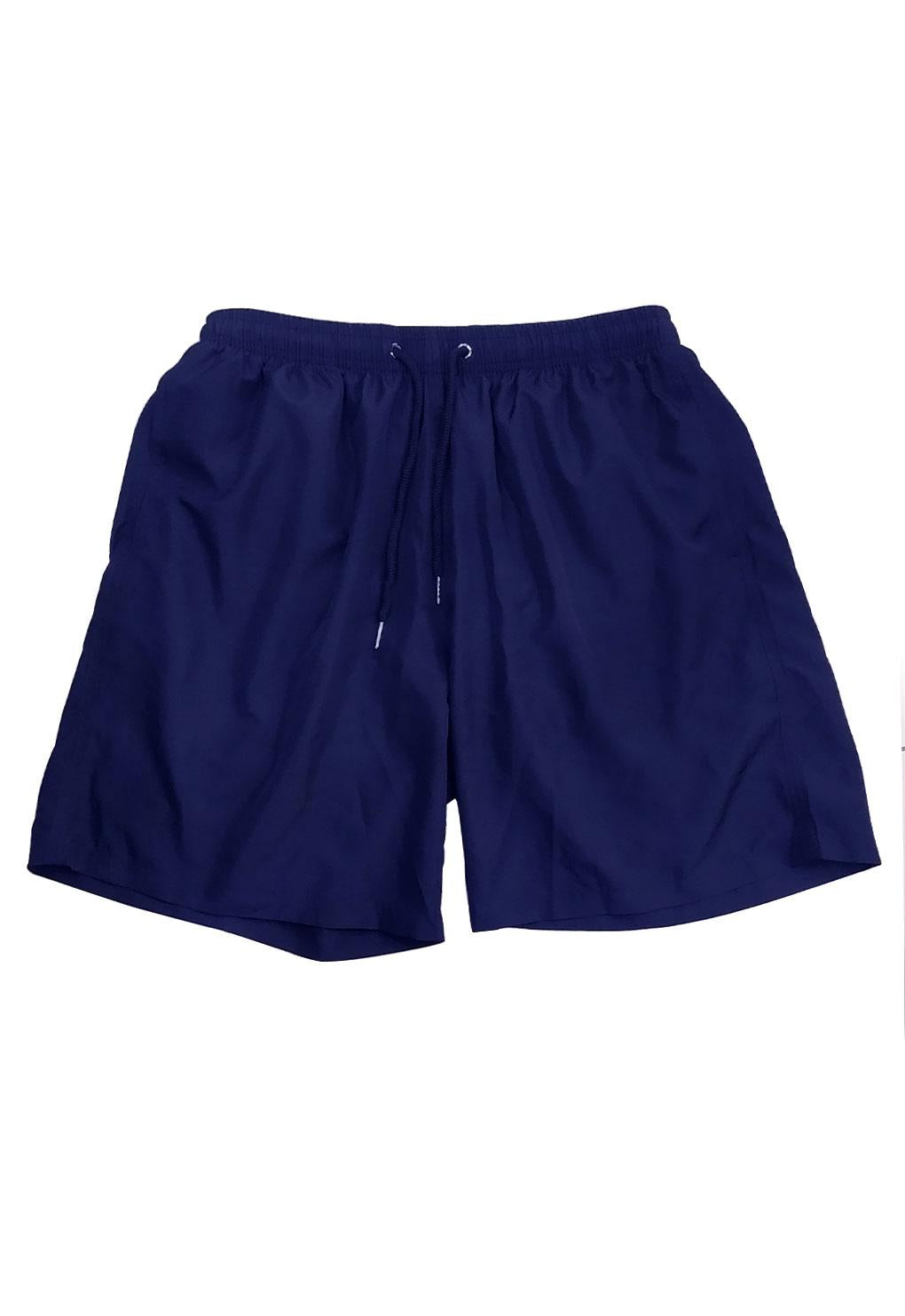 Men's long blue shorts