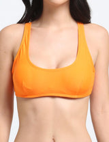 Bikini básico copa C naranja
