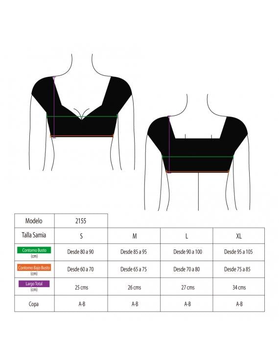 Bikini manga corta lila