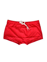 Traje de baño short bóxer para hombres rojo
