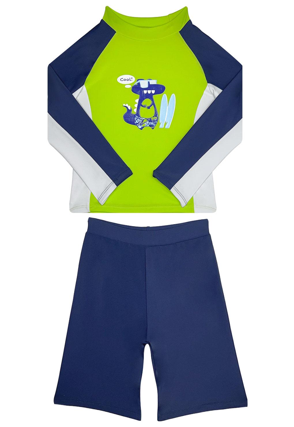 Traje de baño Conjunto niño con filtro UV azul