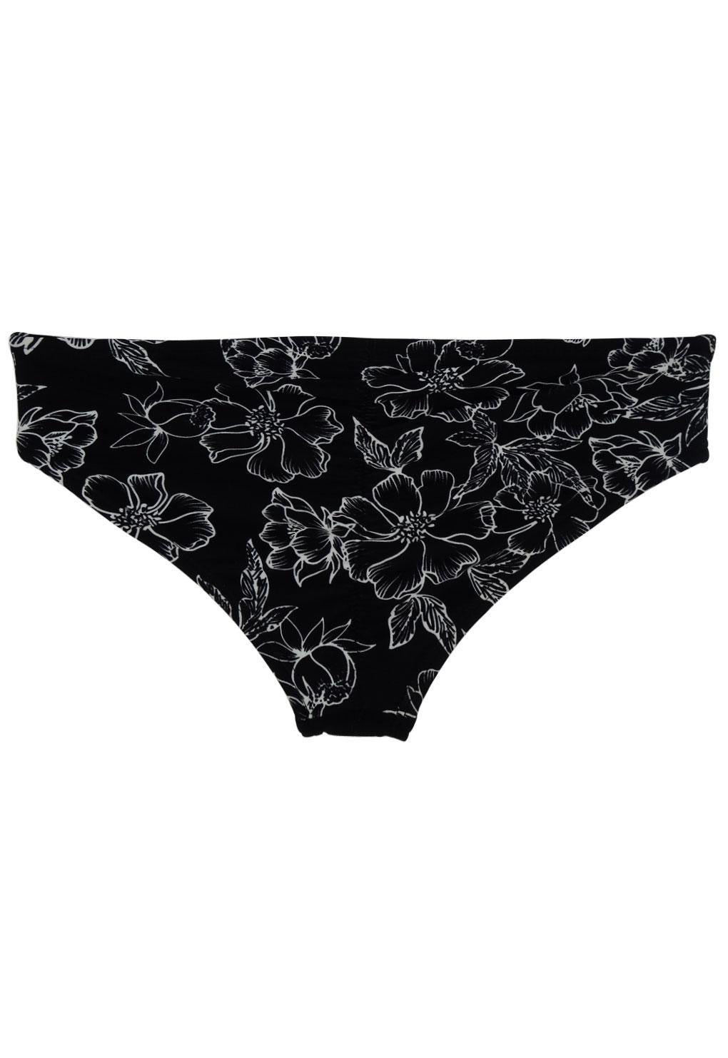 Calzón bikini con pinza negro