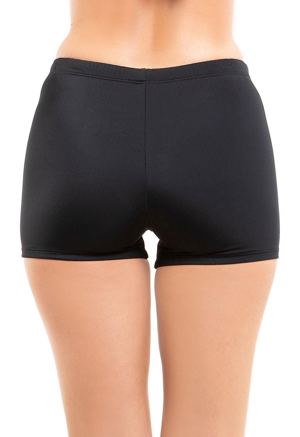 Black lycra bikini shorts