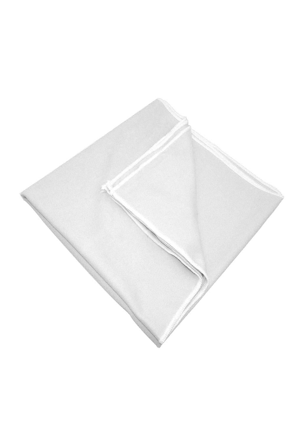 Toalla microfibra mediana 150 cm x 75 cm blanca