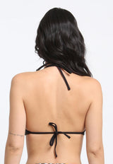 Bikini triangulo argolla central negro