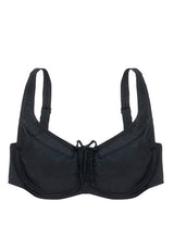 Bikini busto grande copa blanda negro
