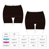 Calza biker estampado rosado y verde