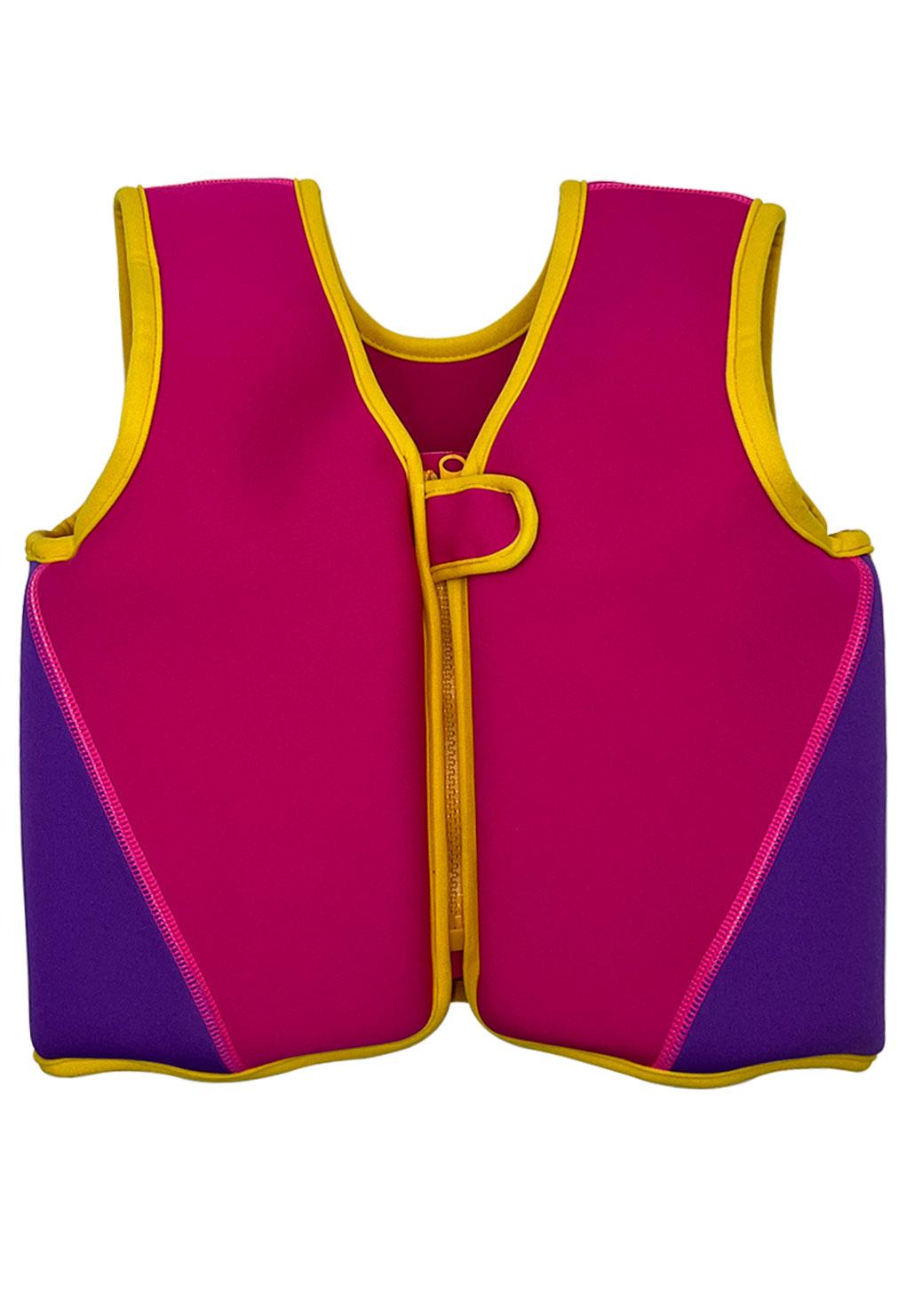 Chaqueta flotador fucsia niña