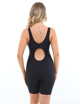 Traje de Baño Deportivo Pierna Larga azul