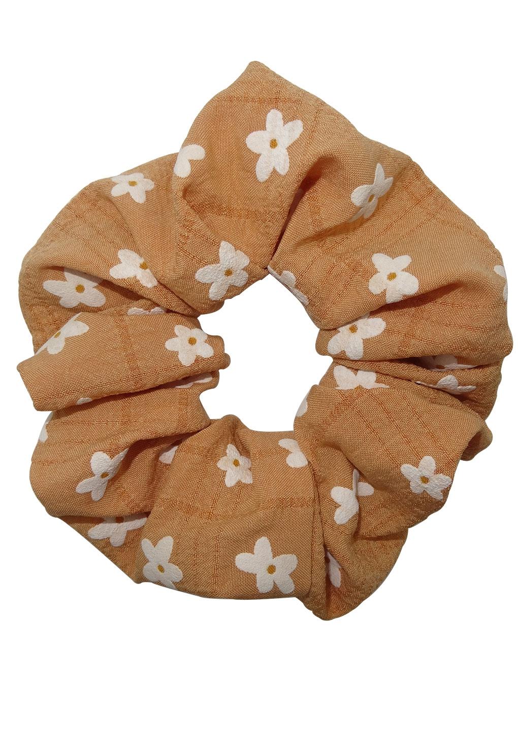 Colet con flores naranjo