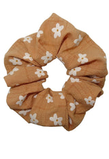 Colet con flores naranjo