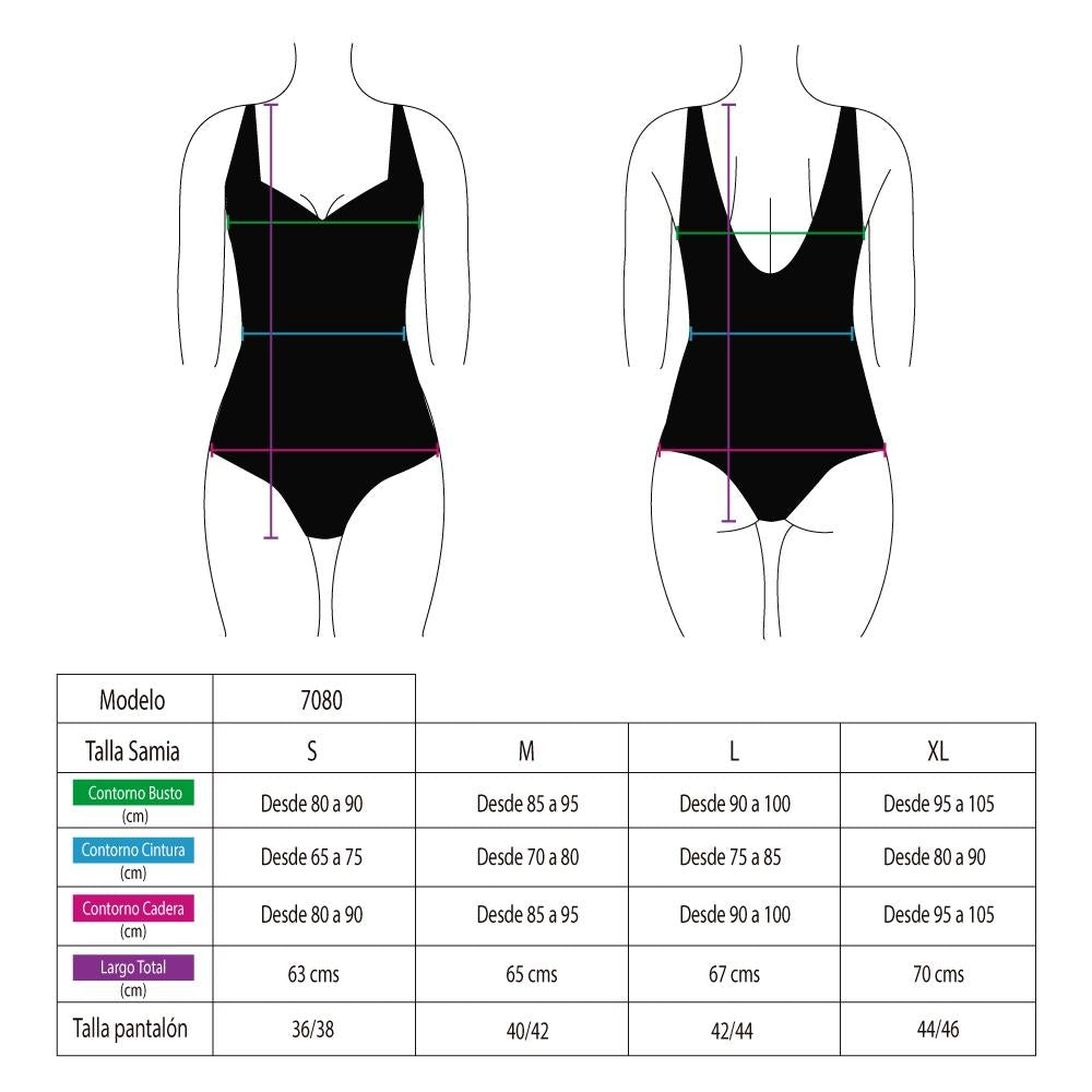 Blue printed ruffled swimsuit